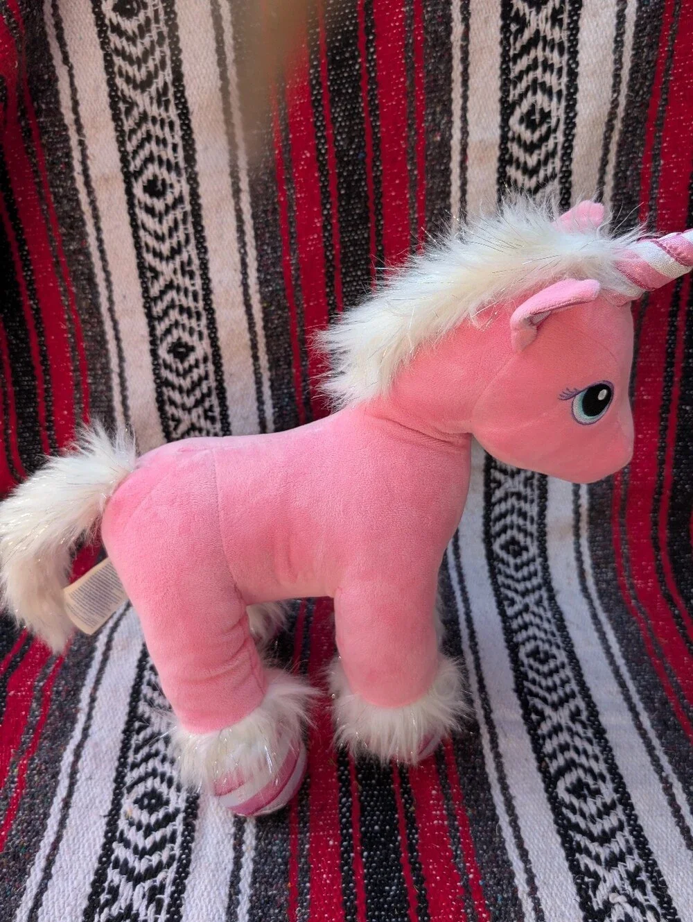 Build-A-Bear Candy Cane Swirl Unicorn 2018 Plush - Picture 6 of 8